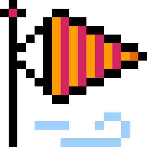 Анемометр Pixel Linear color иконка