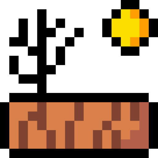 Drought Pixel Linear color icon
