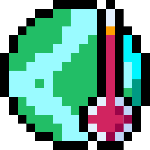 Global warming Pixel Linear color icon