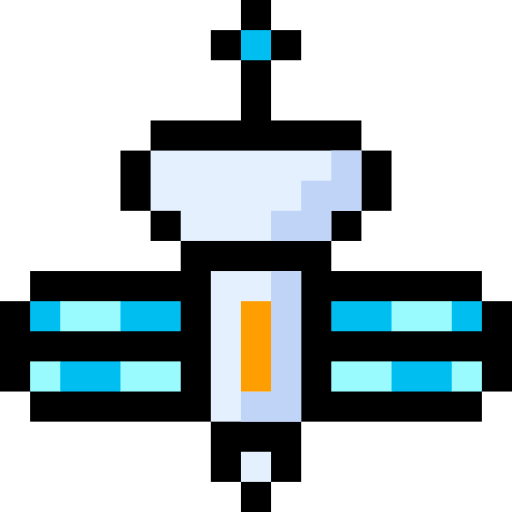 위성 Pixel Linear color icon