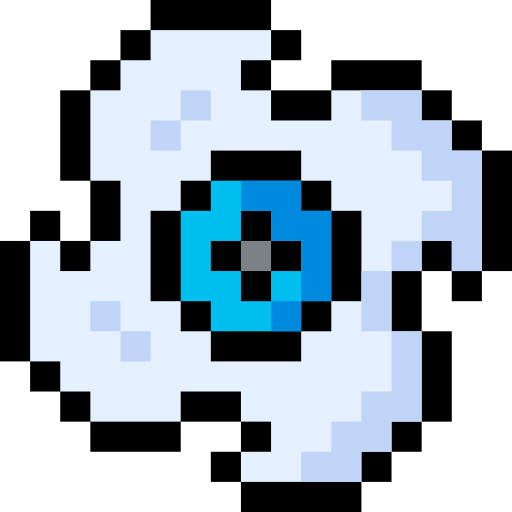 Cyclone Pixel Linear color icon