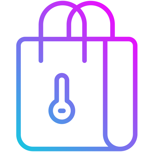 thermometer Generic gradient outline icoon