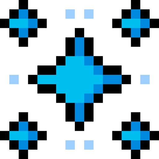 estrela Pixel Linear color Ícone