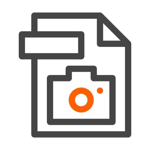 Photo Generic color outline icon