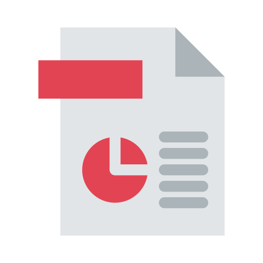 Ppt extension Generic color fill icon