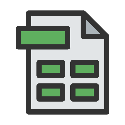 excel Generic color lineal-color icon