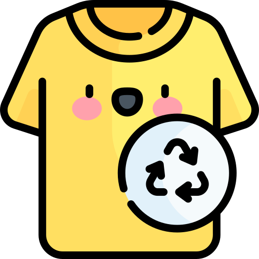 t-shirt Kawaii Lineal color Icône