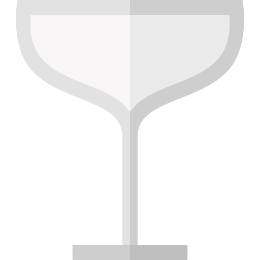 Cocktail glass Basic Straight Flat icon