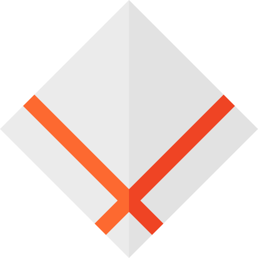 Napkin Basic Straight Flat icon