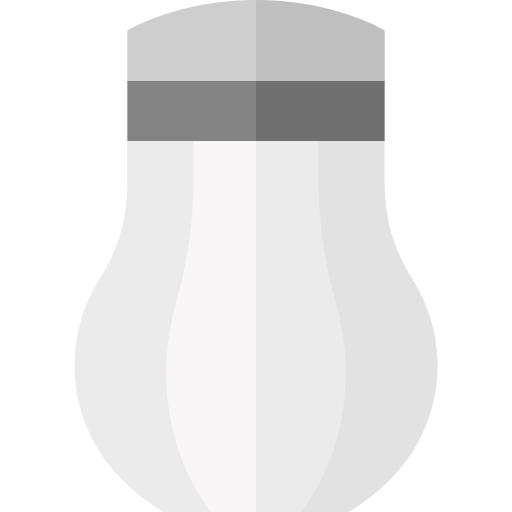Salt shaker Basic Straight Flat icon