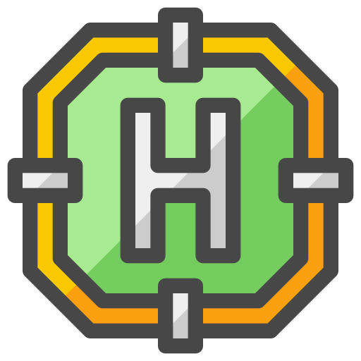 ヘリポート Generic color lineal-color icon