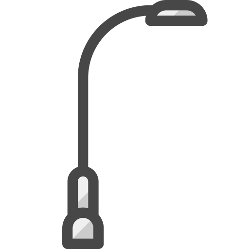 lampa uliczna Generic color lineal-color ikona