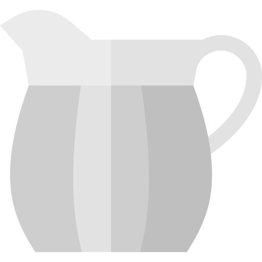 Milk jar Basic Straight Flat icon