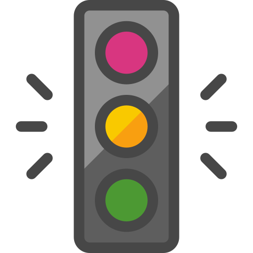 신호등 Generic color lineal-color icon