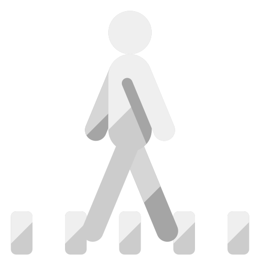 Pedestrian Generic color fill icon