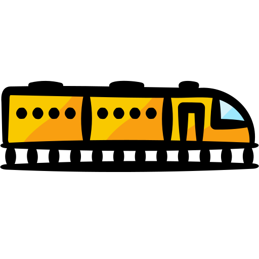 tren Generic color hand-drawn icono
