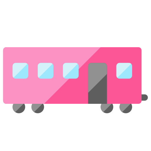 鉄道車両 Generic color fill icon