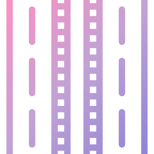 divisor Generic gradient outline icono