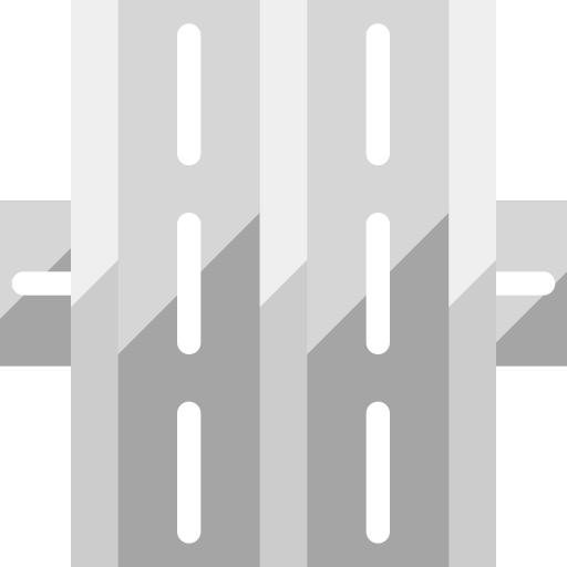 płatna autostrada Generic color fill ikona