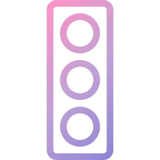 semaforo Generic gradient outline icona