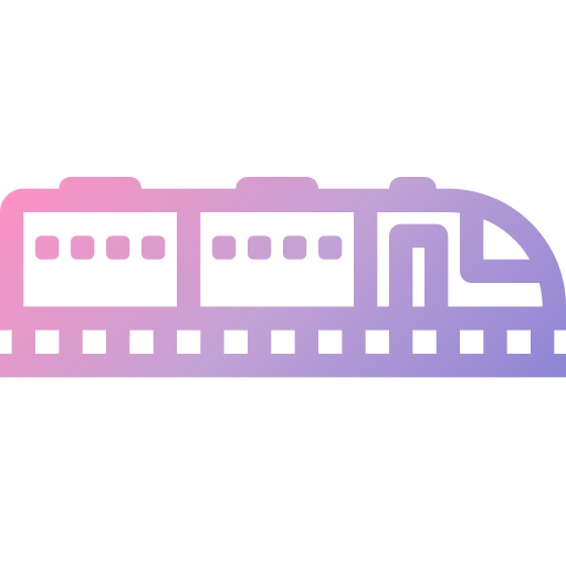 trein Generic gradient outline icoon