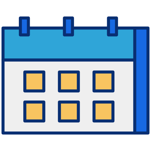 kalender Generic color lineal-color icon