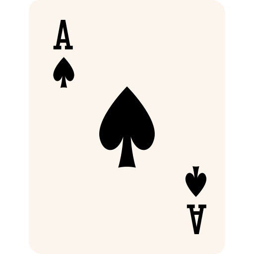 스페이드 카드 Generic color fill icon