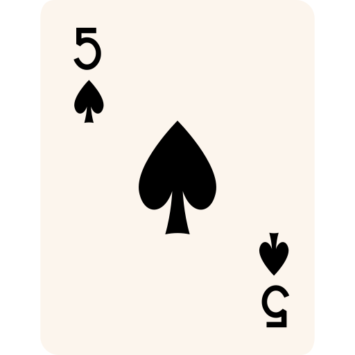 스페이드 카드 Generic color fill icon