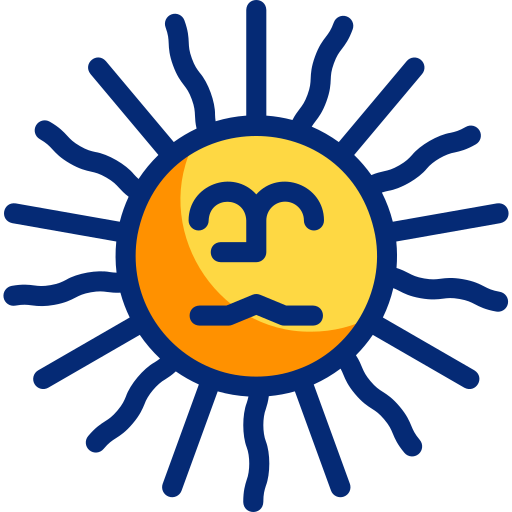 太陽 Basic Accent Lineal Color icon