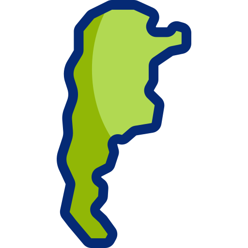 Argentina map Basic Accent Lineal Color icon