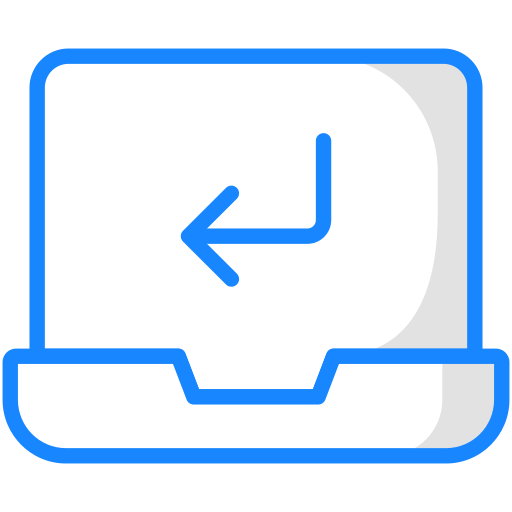 Left down arrow Generic color lineal-color icon