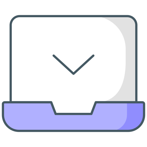 runter Generic color lineal-color icon