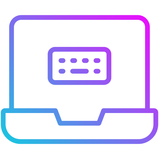 キーボード Generic gradient outline icon