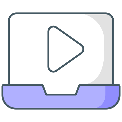 Video Generic color lineal-color icon