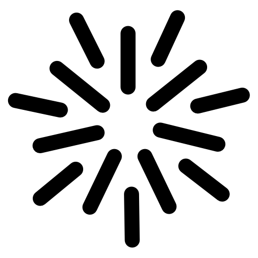 Фейерверк Basic Rounded Lineal иконка