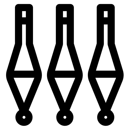Палочки Basic Rounded Lineal иконка