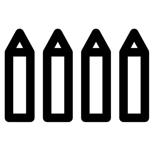 pastelli Basic Rounded Lineal icona