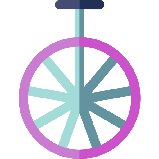 Unicycle Basic Rounded Flat icon