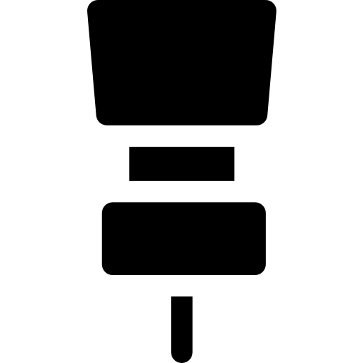 chincheta Basic Rounded Filled icono