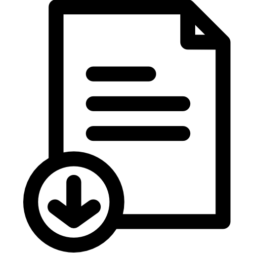 파일 다운로드 Basic Rounded Lineal icon