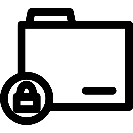 crittografato Basic Rounded Lineal icona
