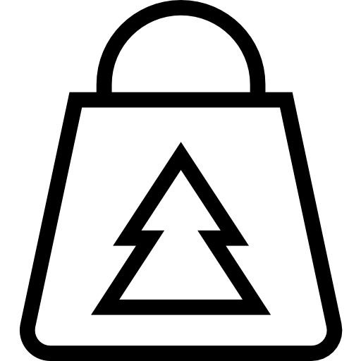 쇼핑백 Pictogramer Outline icon