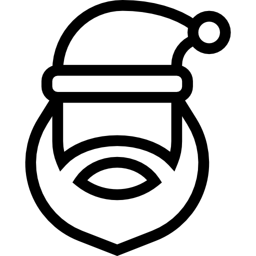 weihnachtsmann Pictogramer Outline icon