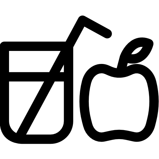 merenda Basic Rounded Lineal icona