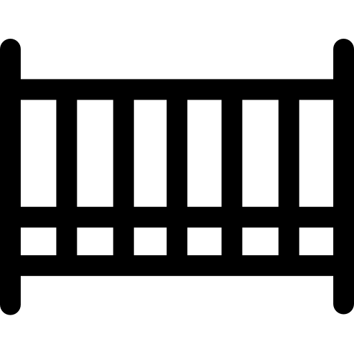 kolebka Basic Rounded Lineal ikona