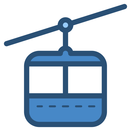 Gondola lift Generic color lineal-color icon