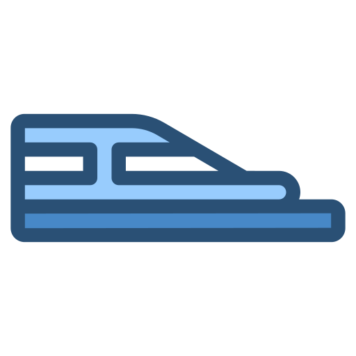 Bullet train Generic color lineal-color icon