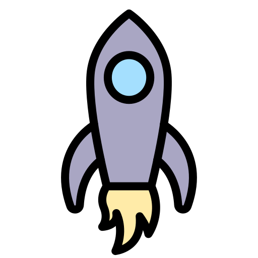 ロケット Generic color lineal-color icon