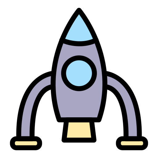 우주 로켓 Generic color lineal-color icon