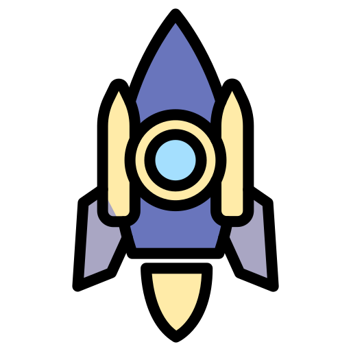 ruimte raket Generic color lineal-color icoon